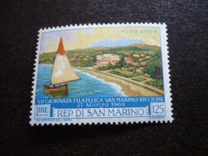 Stamps - San Marino - Scott# C116 - Mint Hinged Set of 1 Stamp