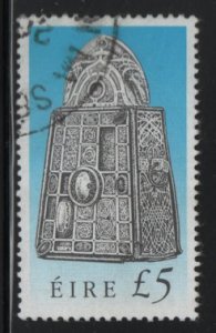 Ireland 1990-95 used Sc 793 5pd St. Patrick's Bell Shrine Type III - Artifact...