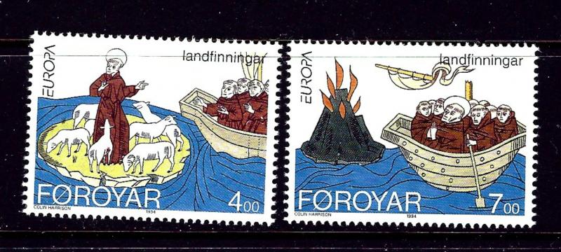 Faroe Is 264-65 MNH 1994 Europa