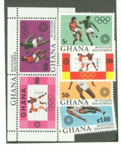 Ghana #454/456-9a Mint (NH)