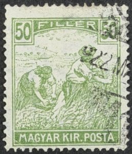 Hungary, 1920-1924, SC#338, Harvest (MAGYAR KIR. POSTA) Used, VG