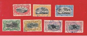Belgian Congo  #19-24a   VF used   Various Scenes   Free S/H