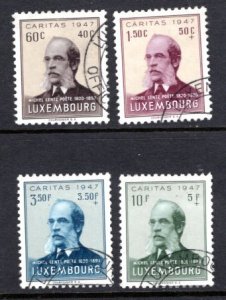 Luxembourg #B143-B146  Used  VF  CV $34.20  ...   3600547