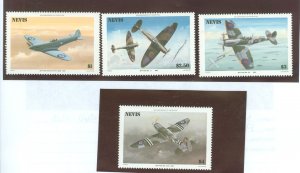 Nevis #460-463  Single (Complete Set)