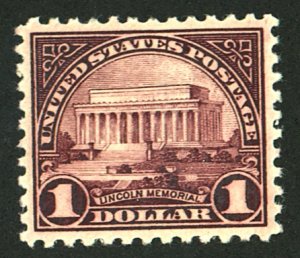 U.S. #571 MINT OG LH