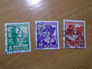 Switzerland  #  B66-71  used