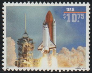 US #2544A $10.75 Space Shuttle, VF/XF mint never hinged, super nice, FRESH HI...
