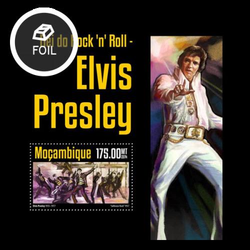 Elvis Presley Music Rock and Roll Cinema Hollywood Kino Mozambique MNH stamp set