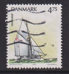 Denmark  #987 used  1993  training ships  4.75k