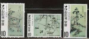 Korea Scott 777-789 MNH** 1971 ART  stamp set CV $9