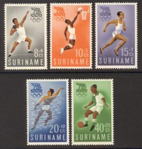 Suriname Sc# B75-9 MNH Olympic Games 1960 - Rome (Semi)
