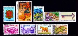 French Andorra Stamps 1987 Scott Listed Year MNH