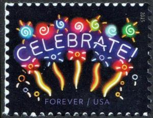 SC#5019 (49¢ Forever) Celebrate! Single (2015) SA