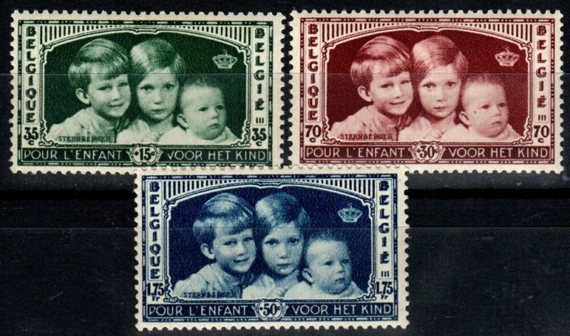 Belgium #B163-5 F-VF Unused $7.00 (X293)