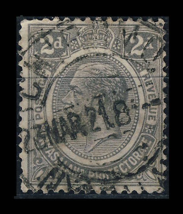 NYASALAND - 1921 - SG103 CANCELLED CHIROMO DOUBLE CIRCLE DATE STAMP