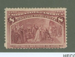 United States #236 Unused Single