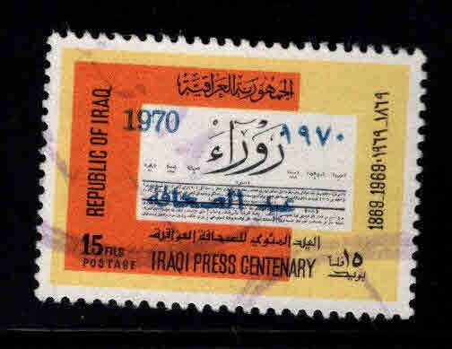 IRAQ Scott 552 Used 1970 overprint