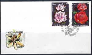 Cuba 1984 FDC FLOWERS [D3]