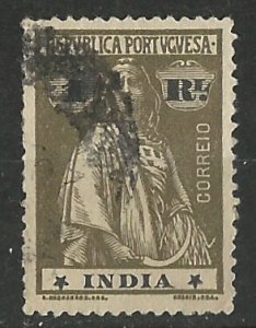 Portuguese India # 357   Ceres  1r   (1) Used