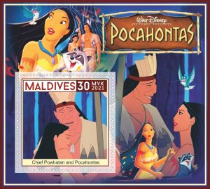 Stamps. Cartoons. Disney.   2021 year 6 sheets perforated MNH**