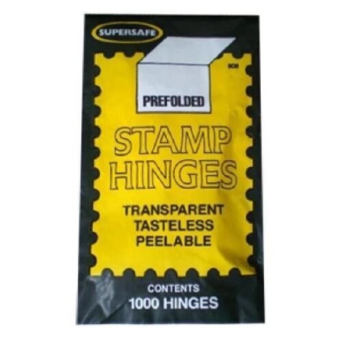 SUPERSAFE Prefolded STAMP HINGES Pack of 1000 