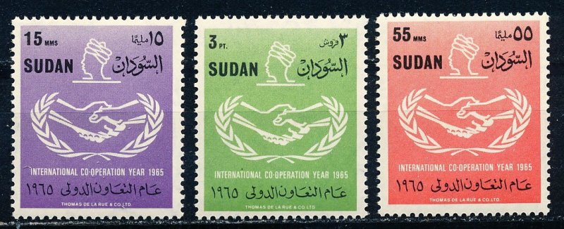 Sudan #182-184  Set of 3 MNH