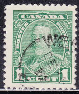 Canada 217 King George V, Pictorial Issue 1¢ 1935