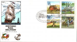 #2434-37 Traditional Mail Collins FDC