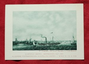 WWII WW2 Nazi Germany German Third Reich postcard Boat Ship MS Oceana 1938