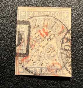 Stamps Switzerland Scott #30 used