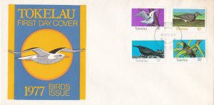 Tokelau #  57-60, Island Birds, First Day Cover