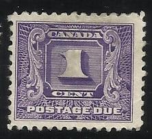 Canada J6 1c Due Used F/VF