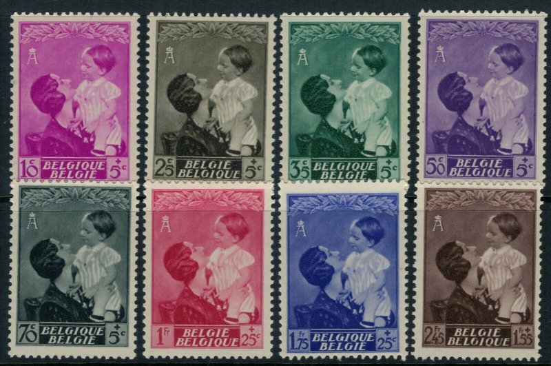 Belgium #B189-96* NH CV $45.00 semi-postal complete set