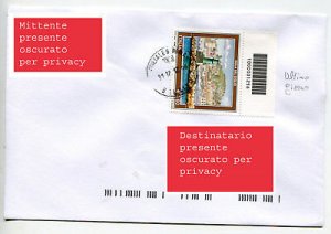 Isola del Giglio with barcode isolated on cover