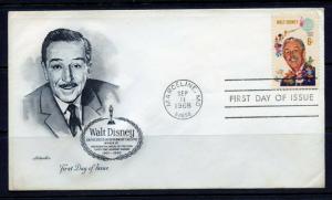 UNITED STATES 1968 WALT DISNEY  FIRST DAY COVER