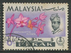 STAMP STATION PERTH Perak #142 Sultan Idris Shah Flower Type Used 1965