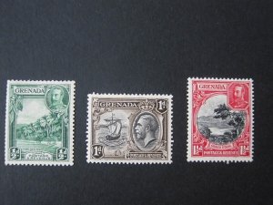Grenada 1934 114a-116a perf, 12.5 MH