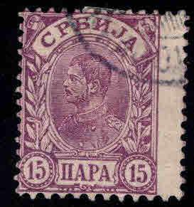 Serbia  Scott 51 Used stamp