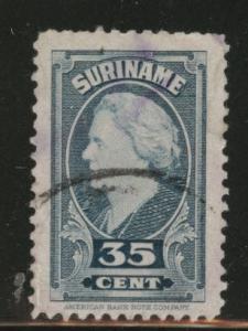 Suriname Scott 199 used 1945 stamp CV$7.25