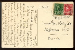 ?Nice clean Athenia ship, Paquetbot 1927 Admiral post card Canada
