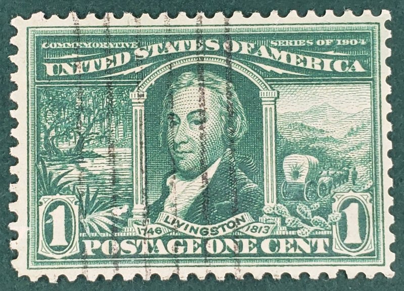 United States, Scott #323, VF used, tiny scuff lower left