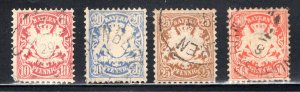 Bavaria #41-44 VF,  Used.   CV $18.75   ...  0530042