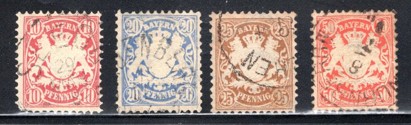Bavaria #41-44 VF,  Used.   CV $18.75   ...  0530042