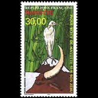 MAYOTTE 1998 - Scott# C3 Bird Set of 1 NH