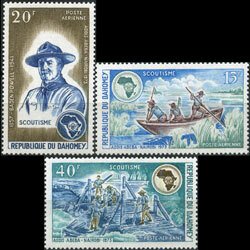 DAHOMEY 1973 - Scott# C182-4 Scout Conf. Set of 3 NH