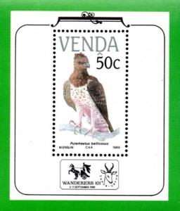 Venda - 1989 Endangered Birds Philatelic Foundation MS MNH**