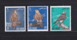 Abu Dhabi 12-14 Set MNH Birds (B)