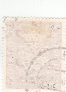 Germany  -  Scott # B315 -20p + 3p Lake- Semi-postals - Used - SCV $50.00