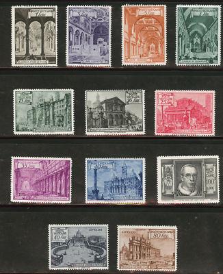 VATICAN Scott 122-13, E11-12 MH* 1949 set CV$89.95