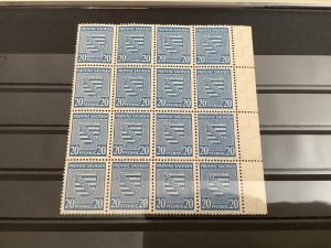 Germany Allied Occupation 1945 Saxony mint never hinged stamps Ref R49725